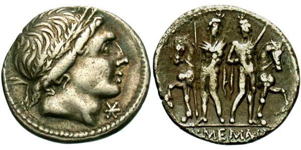 1 Denarius 罗马共和国 (509 BC - 27 BC) 銀 