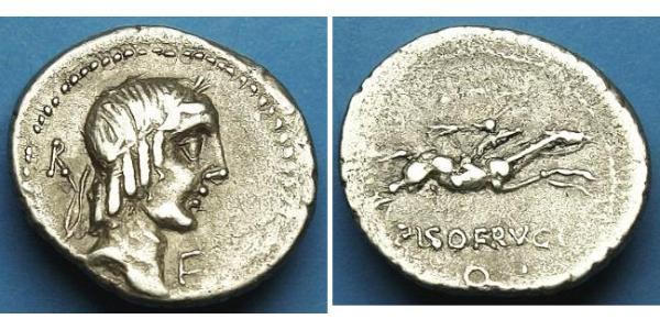 1 Denarius 罗马共和国 (509 BC - 27 BC) 銀 