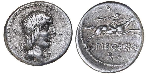 1 Denarius 罗马共和国 (509 BC - 27 BC) 銀 