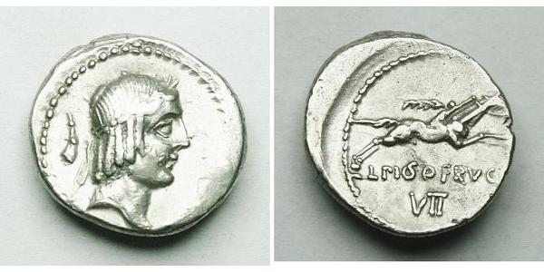 1 Denarius 罗马共和国 (509 BC - 27 BC) 銀 