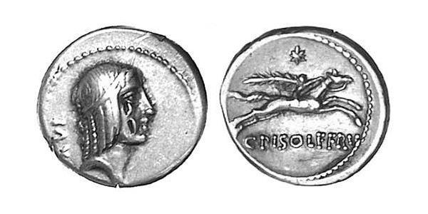 1 Denarius 罗马共和国 (509 BC - 27 BC) 銀 