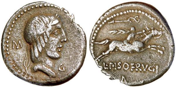 1 Denarius 罗马共和国 (509 BC - 27 BC) 銀 
