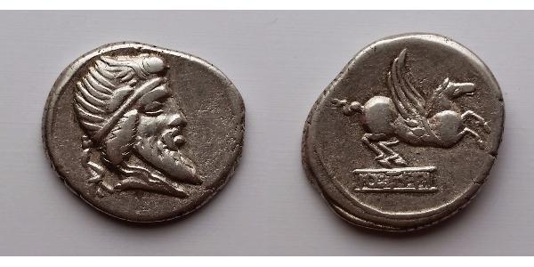 1 Denarius 罗马共和国 (509 BC - 27 BC) 銀 