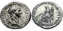 1 Denarius 羅馬帝國 銀 Trajan (53-117)