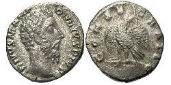 1 Denarius 羅馬帝國 銀 Marcus Aurelius (121-180)