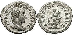 1 Denarius 羅馬帝國 銀 亚历山大·塞维鲁 (208-235)