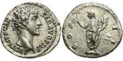 1 Denarius 羅馬帝國 銀 Marcus Aurelius (121-180)