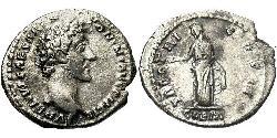 1 Denarius 羅馬帝國 銀 Marcus Aurelius (121-180)