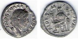 1 Denarius 羅馬帝國 銀 亚历山大·塞维鲁 (208-235)