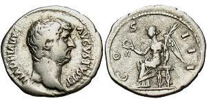 1 Denarius 羅馬帝國 銀 哈德良