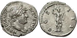 1 Denarius 羅馬帝國 銀 哈德良