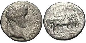 1 Denarius 羅馬帝國 銀 Tiberius Claudius Nero (42 BC-37)