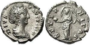 1 Denarius 羅馬帝國 銀 大福斯蒂娜