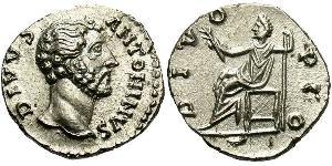 1 Denarius 羅馬帝國 銀 Antoninus Pius  (86-161)