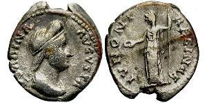 1 Denarius 羅馬帝國 銀 Vibia Sabina (83-137)