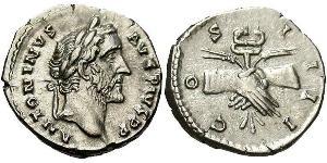 1 Denarius 羅馬帝國 銀 Antoninus Pius  (86-161)