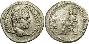 1 Denarius 羅馬帝國 銀 Caracalla (188-217)