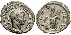 1 Denarius 羅馬帝國 銀 亚历山大·塞维鲁 (208-235)
