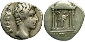 1 Denarius 羅馬帝國 銀 Augustus (63BC- 14) 