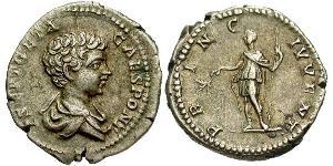 1 Denarius 羅馬帝國 銀 塞普提米乌斯·盖塔