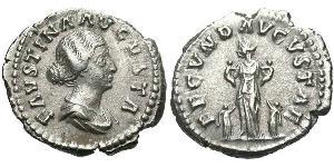 1 Denarius 羅馬帝國 銀 Faustina II (130-175)
