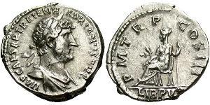 1 Denarius 羅馬帝國 銀 哈德良