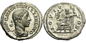 1 Denarius 羅馬帝國 銀 亚历山大·塞维鲁 (208-235)