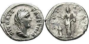 1 Denarius 羅馬帝國 銀 大福斯蒂娜