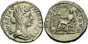1 Denarius 羅馬帝國 銀 Faustina II (130-175)
