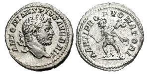 1 Denarius 羅馬帝國 銀 Caracalla (188-217)