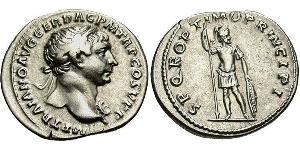1 Denarius 羅馬帝國 銀 Trajan (53-117)