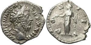 1 Denarius 羅馬帝國 銀 Marcus Aurelius (121-180)