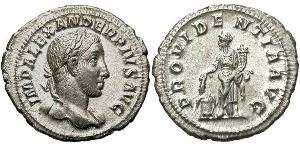 1 Denarius 羅馬帝國 銀 亚历山大·塞维鲁 (208-235)