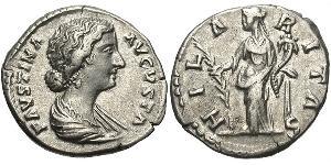 1 Denarius 羅馬帝國 銀 Faustina II (130-175)