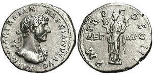 1 Denarius 羅馬帝國 銀 哈德良