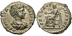 1 Denarius 羅馬帝國 銀 塞普提米乌斯·盖塔