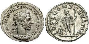 1 Denarius 羅馬帝國 銀 马克里努斯