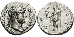 1 Denarius 羅馬帝國 銀 哈德良