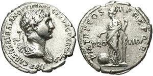 1 Denarius 羅馬帝國 銀 Trajan (53-117)