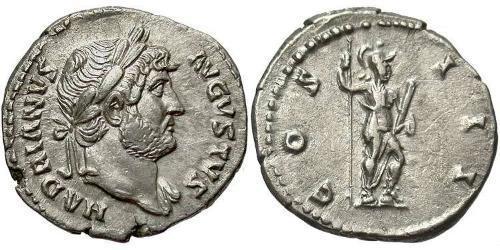 1 Denarius 羅馬帝國 銀 哈德良