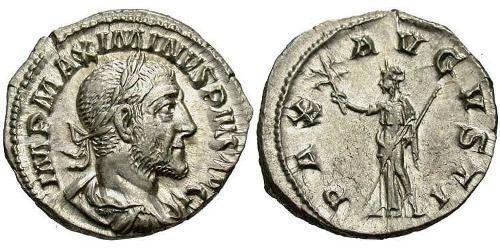 1 Denarius 羅馬帝國 銀 Maximinus I Thrax (173-238)