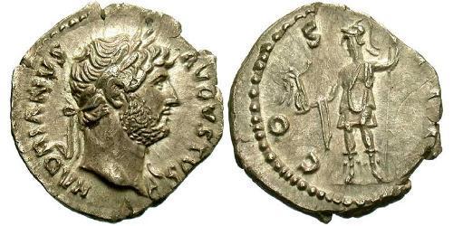 1 Denarius 羅馬帝國 銀 哈德良