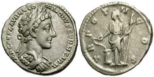 1 Denarius 羅馬帝國 銀 康茂德