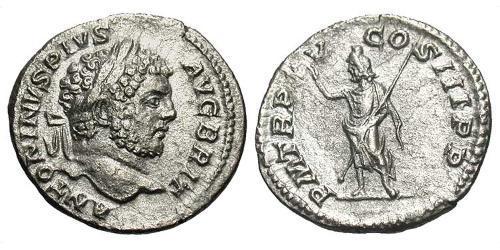 1 Denarius 羅馬帝國 銀 Caracalla (188-217)