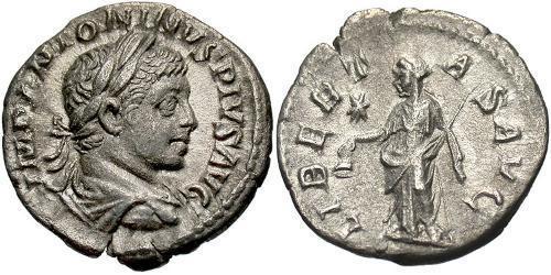 1 Denarius 羅馬帝國 銀 埃拉伽巴路斯