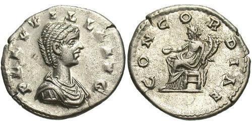 1 Denarius 羅馬帝國 銀 Fulvia Plautilla (189-212)