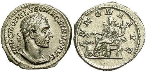 1 Denarius 羅馬帝國 銀 马克里努斯