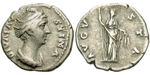 1 Denarius 羅馬帝國 銀 大福斯蒂娜