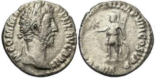 1 Denarius 羅馬帝國 銀 康茂德