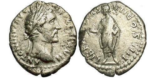 1 Denarius 羅馬帝國 銀 Antoninus Pius  (86-161)